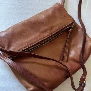 Margot Brown Leather Crossbody Bag